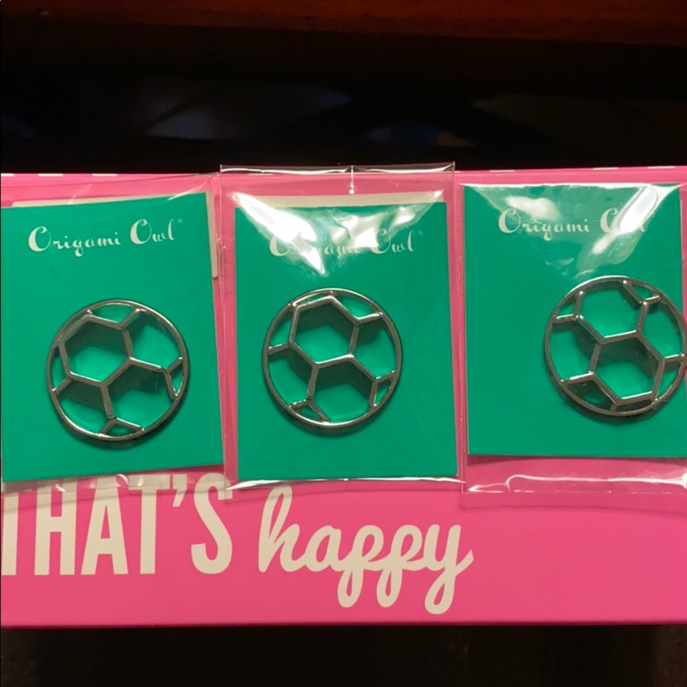 Origami Owl Lrg Silver Charm Catcher Window Plate